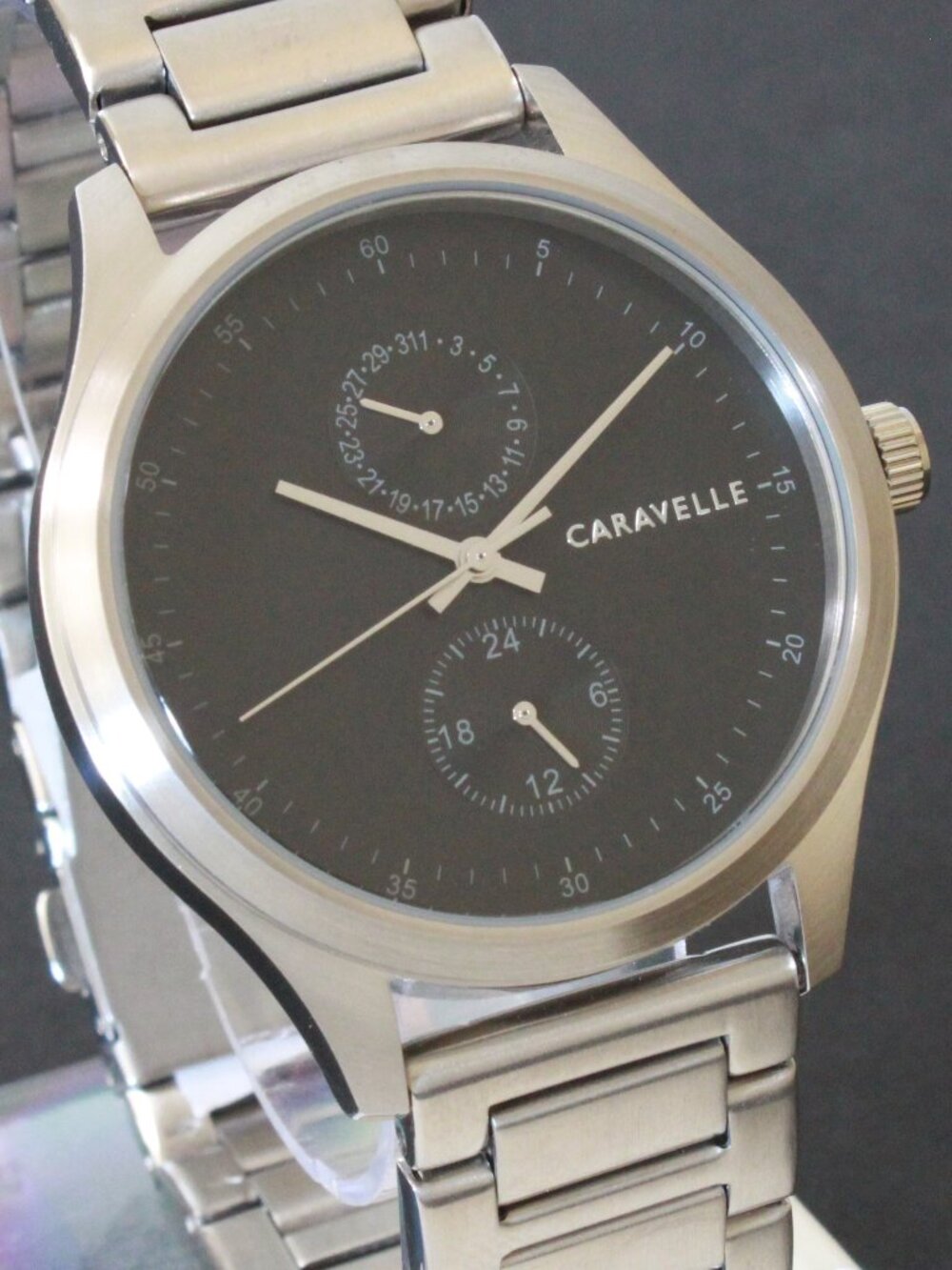 Caravelle Men's Min Max Casual Watch By Bulova Date Indicator 24-Hr Dial 41mm - Picture 12 of 12